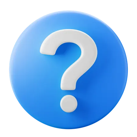Question  3D Icon