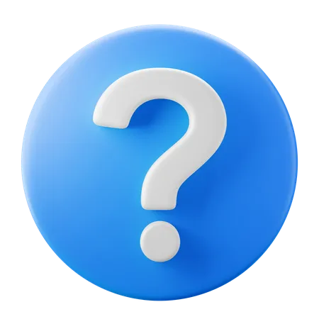 Question  3D Icon