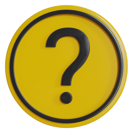 Question  3D Icon