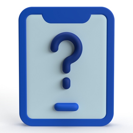 Question  3D Icon