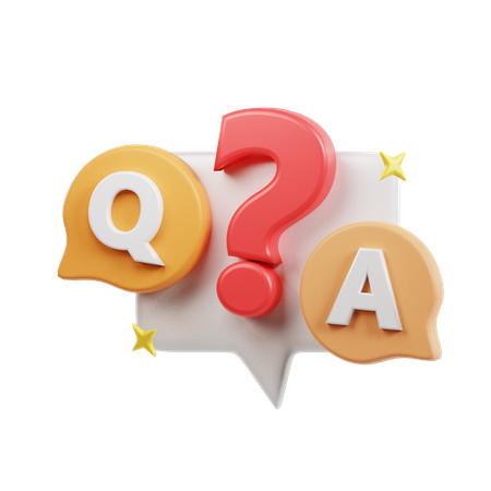 Question  3D Icon