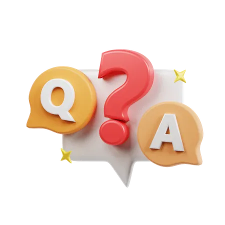 Question  3D Icon