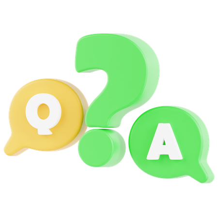 Question  3D Icon