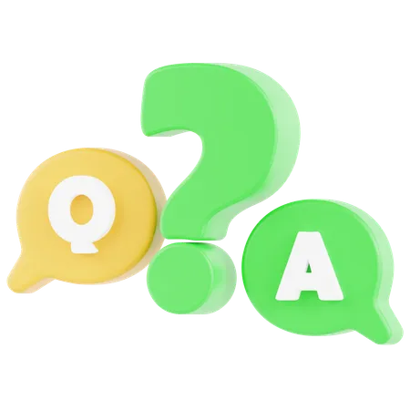 Question  3D Icon