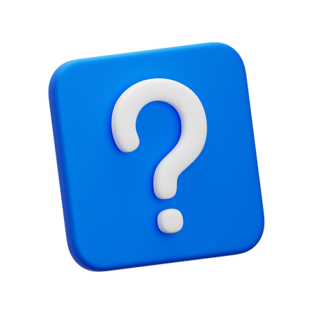 Question  3D Icon