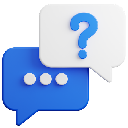Question  3D Icon