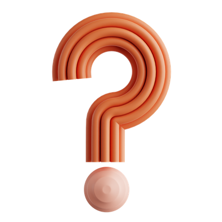 Question  3D Icon