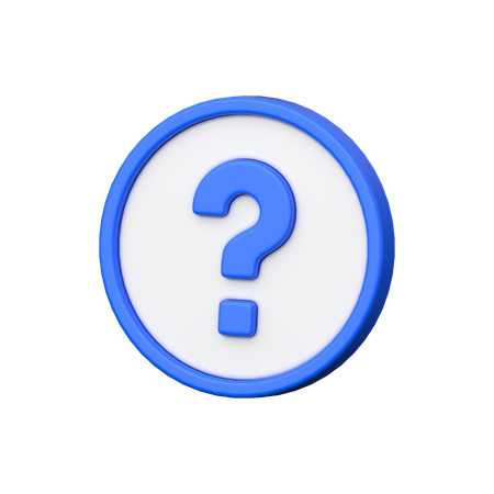 Question  3D Icon