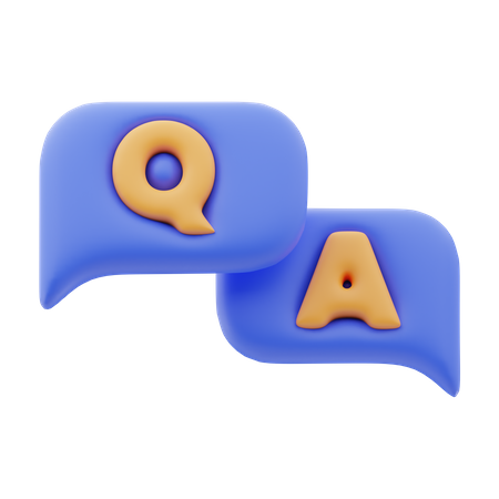 Question And Answer  3D Icon