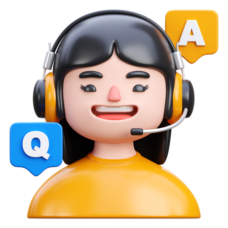 Question And Answer  3D Icon