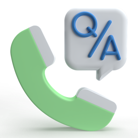 Question And Answer  3D Icon