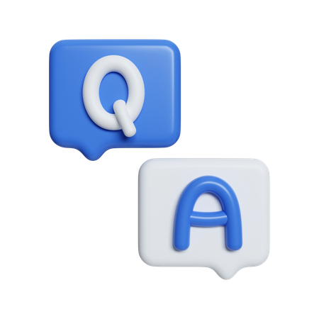 Question And Answer  3D Icon