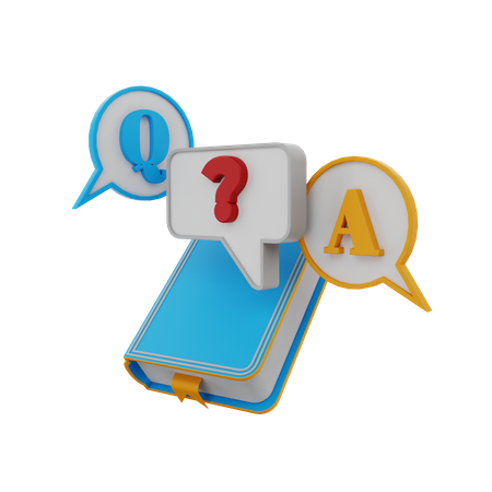 Question And Answer  3D Icon