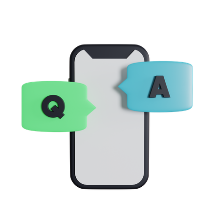 Question And Answer Customer Service 3D Icon