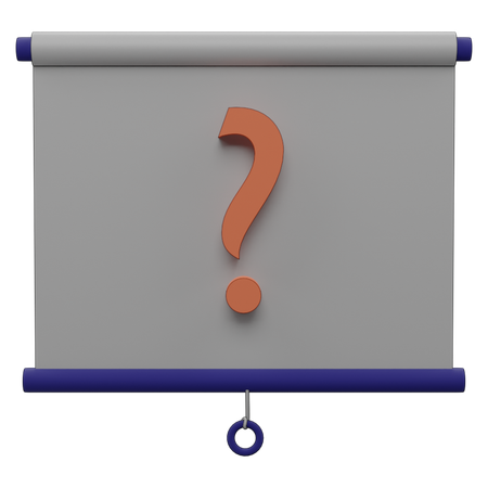 Question Answer  3D Icon