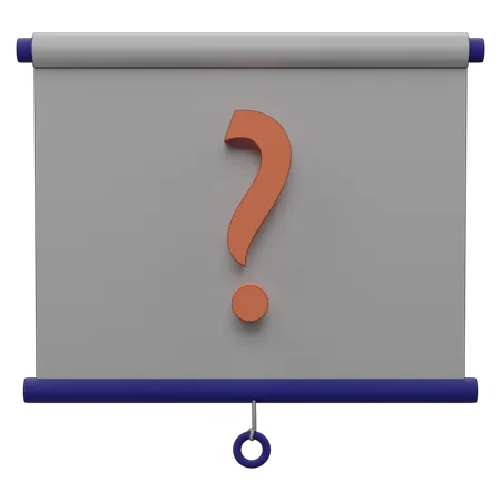 Question Answer  3D Icon