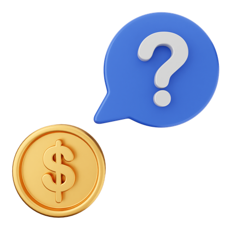 Question d'argent  3D Icon