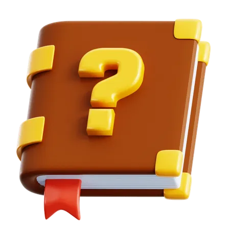 Question Book  3D Icon