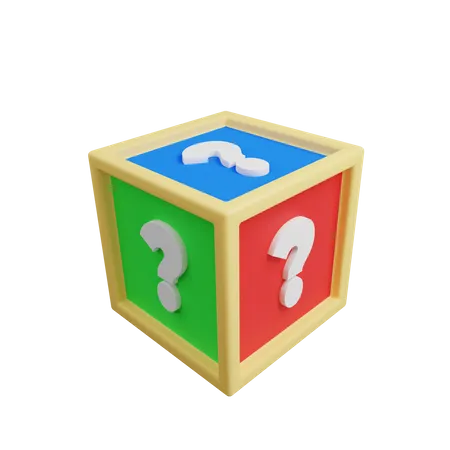 Question Box  3D Illustration