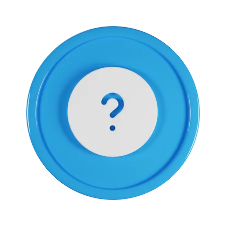 Question en cercle  3D Icon