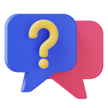 Discussion de questions  3D Icon