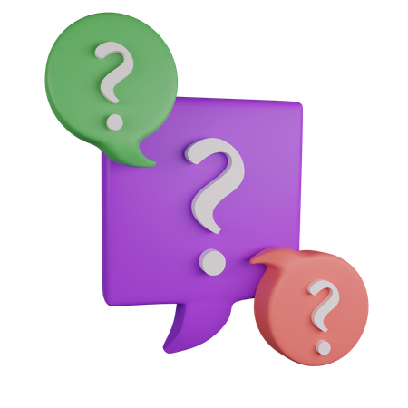 Discussion de questions  3D Icon