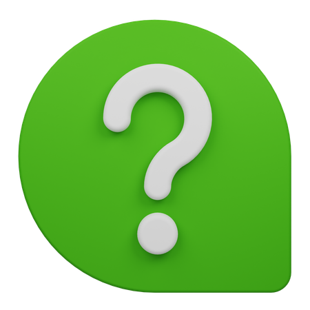 Question Comment  3D Icon