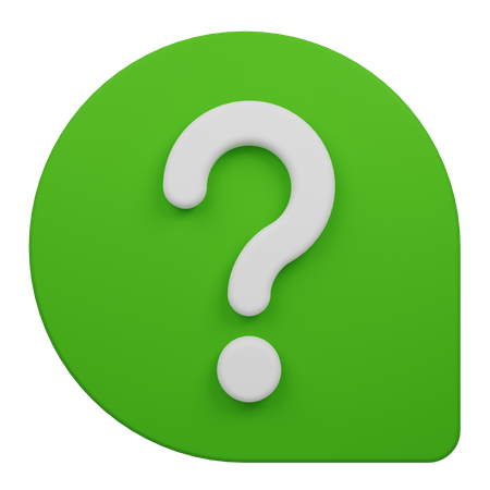 Question comment  3D Icon