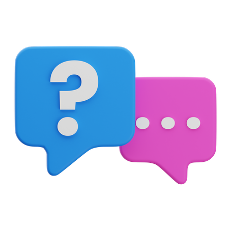 Question Conversation  3D Icon