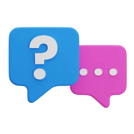 Question Conversation  3D Icon