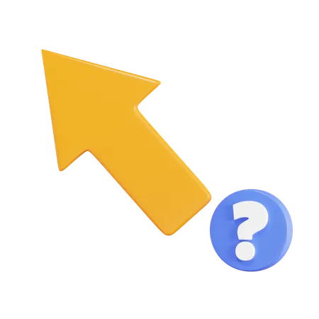 Question Cursor  3D Icon