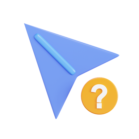 Question Cursor  3D Icon