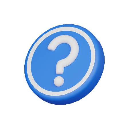 Aide / Question  3D Icon