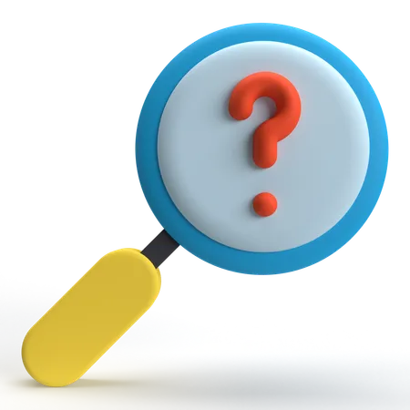 Question de recherche  3D Icon