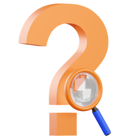 Question de recherche  3D Icon