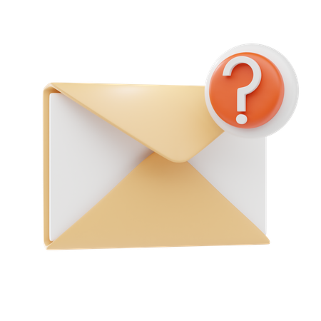 Question par e-mail  3D Icon