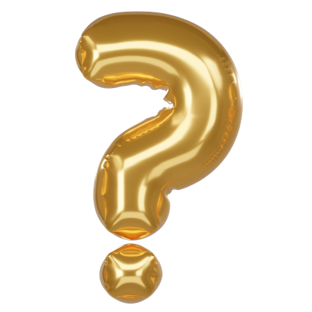 Question mark  3D Icon