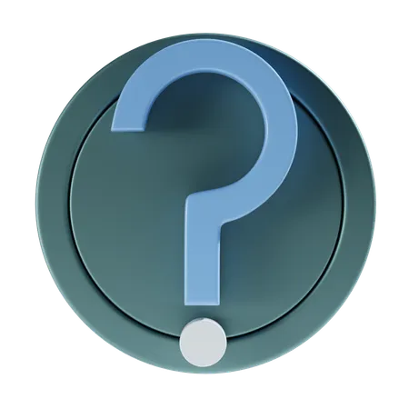 Question Mark 3 D Icon And Illustration 3D Icon