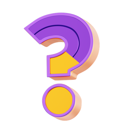 Question Mark  3D Icon