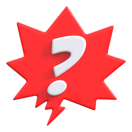 Question Mark  3D Icon