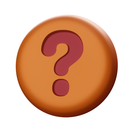 Question mark  3D Icon
