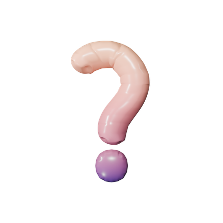 Question mark  3D Icon