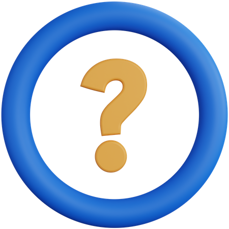 Question Mark  3D Icon