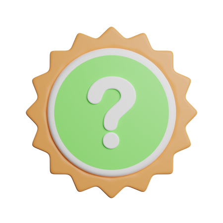 Question Mark  3D Icon