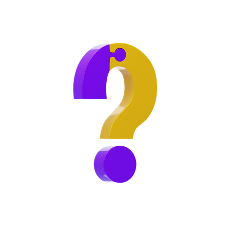 Question Mark  3D Icon