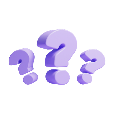 Question Mark  3D Icon