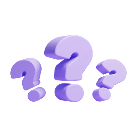 Question Mark  3D Icon