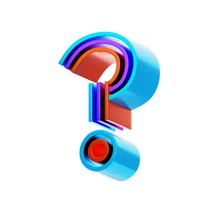 Question Mark  3D Icon