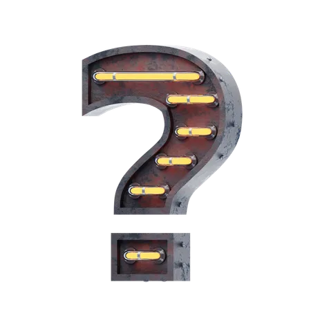 Question Mark  3D Icon