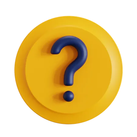 Question Mark  3D Icon